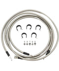 Heavy Duty Stainless Steel Braided Fuel Lines Kit Perfect Fit For Chevy Silverado 1500HD 2004-2008 And 2500 3500HD 2004-2010