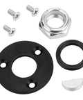 All In One Hydraulic Helm Seal Service Kit HP6032 components including screws, nut, seal, cover, and key visible from above.