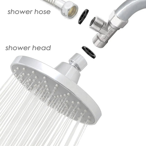 Stainless Steel Half Inch G 3 Way Diverter Tee Connector With Movable Cap Flexible Angled Valve for shower arm setup