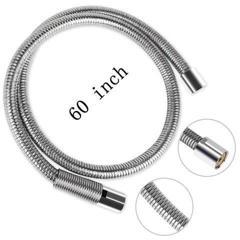 60 inch Pre Rinse Sprayer Hose Replacement Kit For Kitchen Sink Faucets, stainless steel hose with 7/8 inch NPT threads