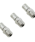 3 Piece Copper Nickel Plated Shock Absorber Valve Kit For 1/8-27 Threads, Must Have Universal Gas Valve For Car Wheels, Air Compressors And Fire Extinguishers