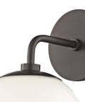 Close-up of Stella 1 Light Wall Sconce In Old Bronze Finish, Transitional Style Wall Light With 11.5 Inch Tall And 7.25 Inch Wide Profile.
