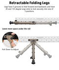 Lightweight Aluminum Rifle Bipod 7.5 To 9 Inches For M Lok Attachment Direct Mount No Adapter Required Adjustable Shooting Rest