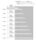 Heavy Duty Thickened Roller Drawer Slide Tracks For Cabinets And Desks size chart diagram