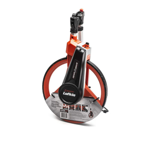 12 Inch Professional Centerline Gear Driven Measuring Wheel With Quick Fold Joint And Built In Brush Guard For Proven Accuracy On Grizzled Job Sites And Dependable Sae Distance Tracking