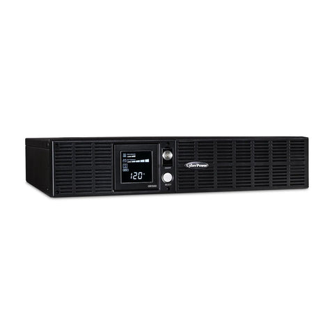 1500VA 900W Smart LCD UPS System With Eight Outlets AVR 2U Rack And Tower Battery Backup For Servers And Networking Gear App Control Plug And Play Real Time Status And Surge Protection