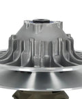 Heavy Duty Secondary Driven Clutch Assembly For 330 400 450 1000 4x4 Vehicles Drop In Swap Replacement top view of grey metal design
