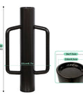 Heavy Duty T Post Driver With Handle, Fence Post Pounder, Steel Post Hole Digger, Hand Rammer For T Posts, 16.8 Inch
