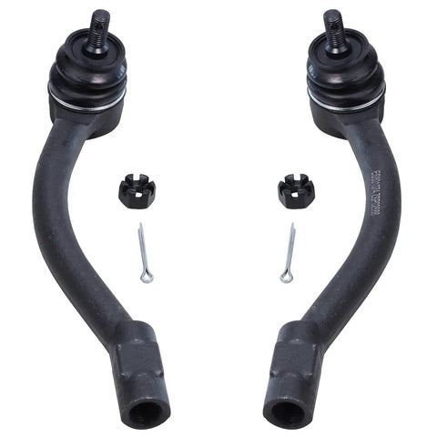 Front 6 Piece Suspension Kit For 2014 2019 Kia Soul And 2015 2019 Soul EV Includes Front Lower Ball Joints Front Outer Tie Rod Ends And Front Sway Bar End Links For Smooth Ride Handling And Road Ready Confidence. black front outer tie rod ends with grease fittings