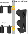 3 Inch Gate Roller Guide With L Bracket Universal Adjustable Gate Roller For Sliding Gates installation options