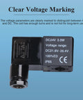 24V DC Pneumatic Solenoid Valve Coil For Electric Air Valves Replacement Parts Copper Coil with clear voltage marking