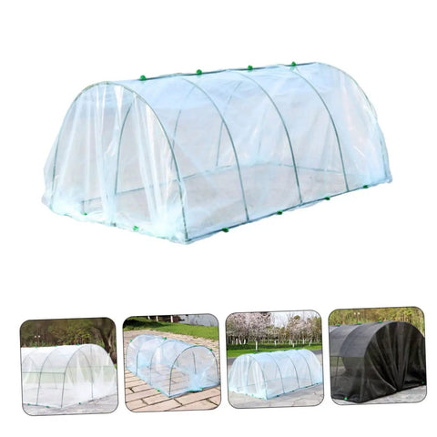 Clear Plastic Mini Greenhouse Cover For Raised Beds With Freeze Protection And Rain Shield, Transparent Plant Shelter For Healthy Growth, Grower Friendly Weatherproof Easy Install Bracket For Garden Beds
