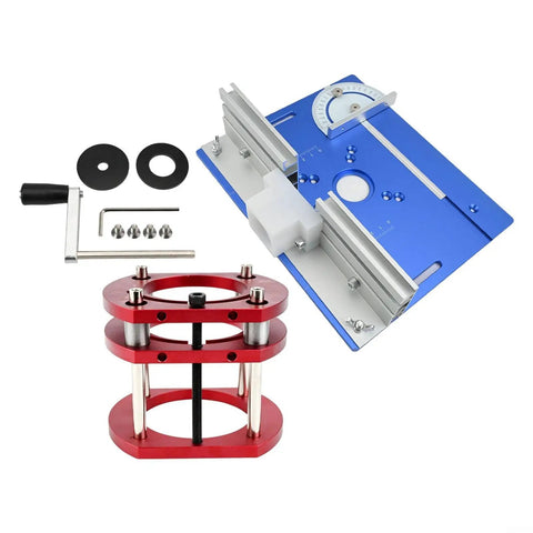 Heavy Duty Aluminum Router Table Insert Plate Dead Nuts Solid Rustproof Carpenter Support Base with smooth glide surface