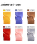 Top Shelf Silk PLA Filament 1.75Mm For FDM 3D Printers 1Kg Spool in assorted colors including yellow, blue, red, and pink.