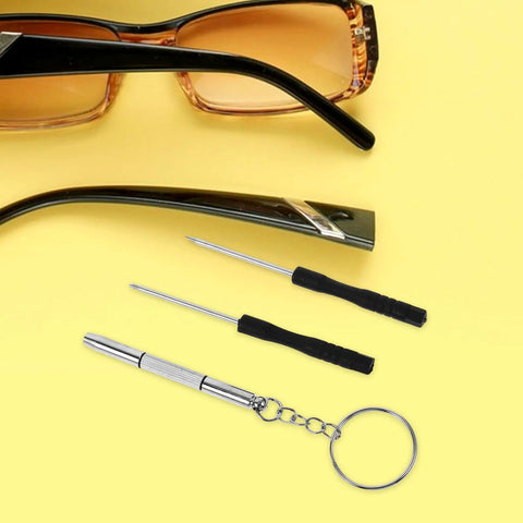 Eyeglass Repair Kit With 99 Screws And Nose Pad Set, Precision Screwdrivers For Glasses And Sunglasses, DIY Kit