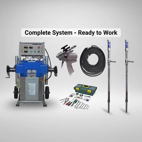 Heavy Duty Dual Component Polyurethane Foam Machine Professional Spray Gun System For Insulation And Construction Project with accessories