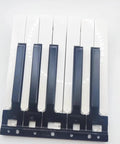 Yamaha Digital Piano Replacement Keys Kit 12 Keys 7 White 5 Black Easy Swap Repair Part For P35B P45 P48 P85 P95 P105 P125 YDP 140 143 High Quality Key Set For Home Studio And Practice Sessions.