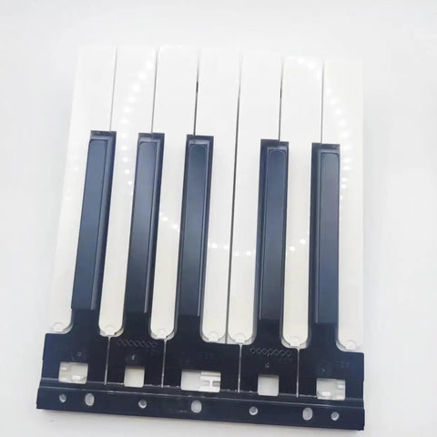 Yamaha Digital Piano Replacement Keys Kit 12 Keys 7 White 5 Black Easy Swap Repair Part For P35B P45 P48 P85 P95 P105 P125 YDP 140 143 High Quality Key Set For Home Studio And Practice Sessions.
