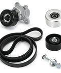 Nissan 3 5L V6 Serpentine Drive Belt Tensioner Kit With Pulley For Altima 2007 2012 Maxima 2009 2015 Murano 2009 2014 Replacement 39155 36356 36357 K070669 DIY Friendly kit with belt, pulleys, and tensioner