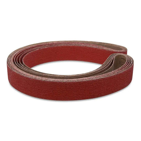 EdgeCore Ceramic Grinding Sanding Belts 2 x 72 Inch 120 Grit 6 Pack coiled belt