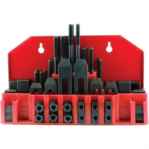New Three Eighths Inch Clamp Clamping Bolt T Nut Hold Down Kit Set for metal milling machine with wall mount rack