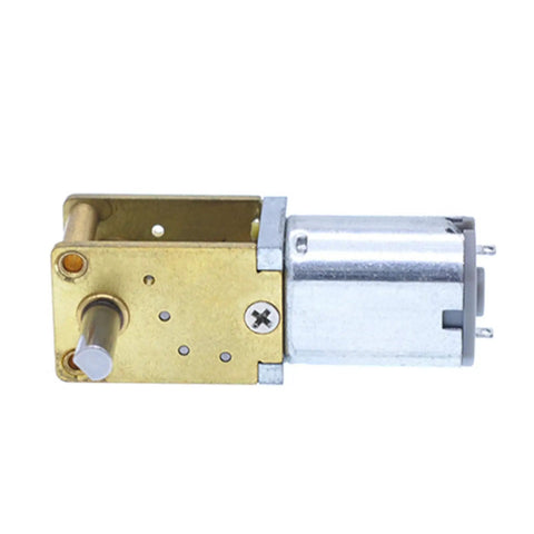 DIY Micro DC Gear Motor 3V 6V 12V Low Speed Reducer With 15 30 60 63 120 RPM Options, showcasing mini gearbox design.