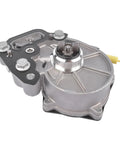 GELUOXI vacuum pump replacement, aluminum housing with mounting flange and gasket (front view)