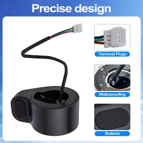 Thumb Throttle Replacement For Xiaomi M365 Pro 1S Electric Scooter One To One Fit Plug And Play Easy Install Snappy Acceleration