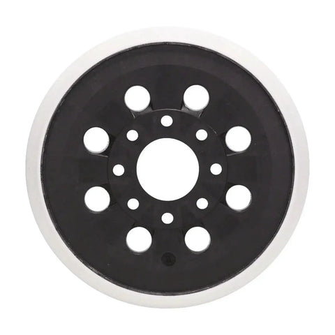 4 Pack 5 Inch Orbital Sander Replacement Pads With Snap-On Soft Interface For Ex125-1AE GEX125-1AE Sanders black circular base