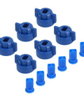Anti Drift Spray Nozzle Set With High Pressure Fan Shaped Windproof Design For On Point Crop Spraying Drift Proof Durable Plastic 12 Pack Blue