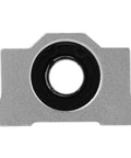 Heavy Duty 12Mm Linear Motion Ball Bearing Slide Block With Aluminum Housing And Flat Mount Base built like a tank, front view.