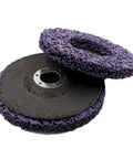 Heavy Duty Flap Disc Set For 125mm Orbital Sander And Angle Grinder, 6 Pack 5 Inch Abrasive Grinding Discs shown in close-up