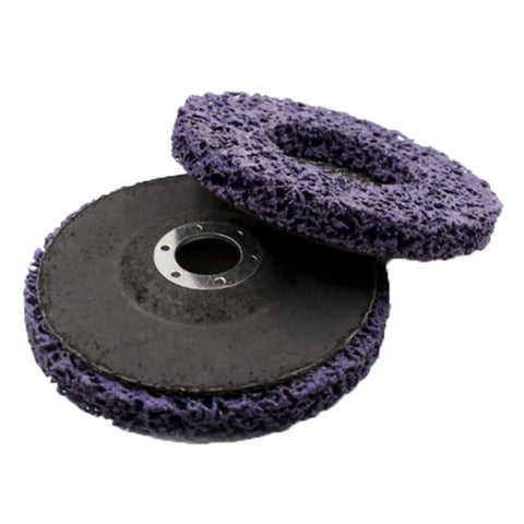 Heavy Duty Flap Disc Set For 125mm Orbital Sander And Angle Grinder, 6 Pack 5 Inch Abrasive Grinding Discs shown in close-up