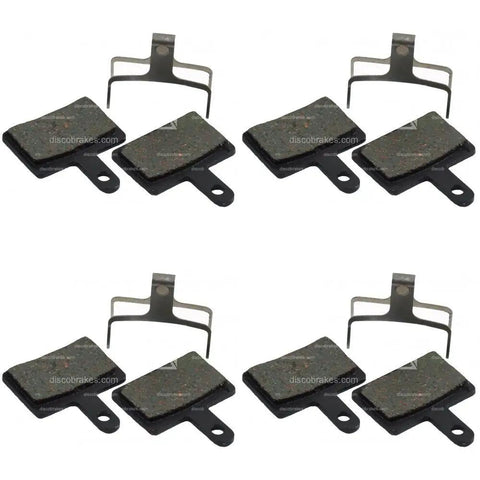 Top Shelf Semi Metallic Disc Brake Pads For Mountain Bike MTB DH XC 4 Pair Set Featuring D Power Mechanical Compound.
