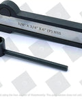 Cut Off Parting Tool Holder For Lathe With HSS Blade 1-1/8 Inch Width 1/8 Inch X 3/4 Inch X 6 Inch Pro Grade Cutting Blade