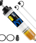 500cc Fluid Extractor And Syringe Pump For Cars Boats Engines And Lawn Mowers, Oil Transmission Coolant Power Steering Brake Fluid Transfer, 2 Clear Hoses, Easy Fill And Quick Drain