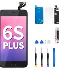IPhone 6s Plus Screen Replacement Kit With Home Button LCD Digitizer 3D Touch Display 5.5 Inch Black Glass Assembly