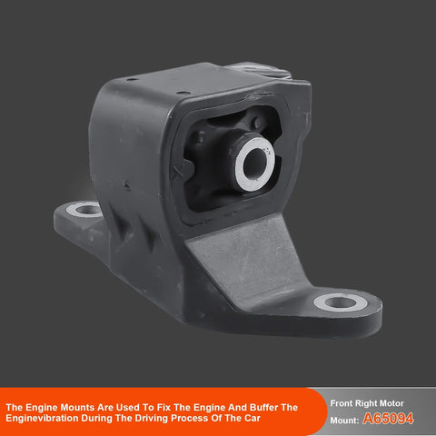 Engine And Transmission Mounts Set For Honda Odyssey 3 5L V6 2011 Through 2017 Replaces OE A65094 Front Right Motor Mount