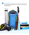 55L Waterproof Lightweight Hiking Camping Travel Backpack For Men And Women with gear for outdoor adventures
