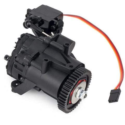 2Speed Transmission Gearbox With Internal Gears And Servo For One Tenth RC Crawler Car TRX4 TRX6 Upgrade Parts Drop In Direct Fit No Mod