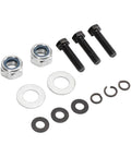 Hardware components of 2-3 Inch Differential Drop Kit Beefed-Up For 2005-2022 Models T6 Billet Aluminum Diff Drop Lift