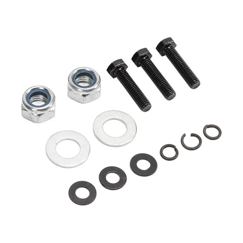 Hardware components of 2-3 Inch Differential Drop Kit Beefed-Up For 2005-2022 Models T6 Billet Aluminum Diff Drop Lift