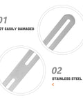 Slideable Corner Brackets With Adjustable Flat Plates Two Pack Stainless Steel Mending Plates details with text features