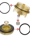 Heavy Duty One Inch And One Quarter Inch Backflow Preventer Repair Kit For 765-1 Bonnet And Poppet 905-212 Seals OEM-Grade