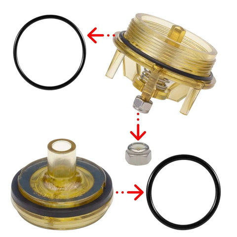Heavy Duty One Inch And One Quarter Inch Backflow Preventer Repair Kit For 765-1 Bonnet And Poppet 905-212 Seals OEM-Grade