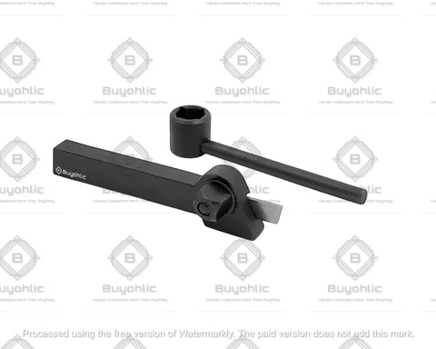 Straight Shank Lathe Parting Tool Holder With HSS Blade for Pro Grade Parting Off and Narrow Groove Cutting Blade Size 3/32 x 1/2 x 4-1/2
