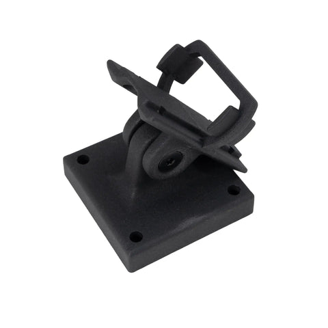 Textured Black Aluminum Rapid Rail Continuous Stair Bracket Kit 2 Pack With Hardware for ADA Compliant, Connects Two Stair Rail Panels for a Seamless Top Rail Over a Post