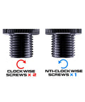 3Pcs CNC M10x1.25 Motorcycle Mirror Hole Plugs Set Orange Finish For DRZ 125 200 250 390 690 790 890 990 1190 1290 1390