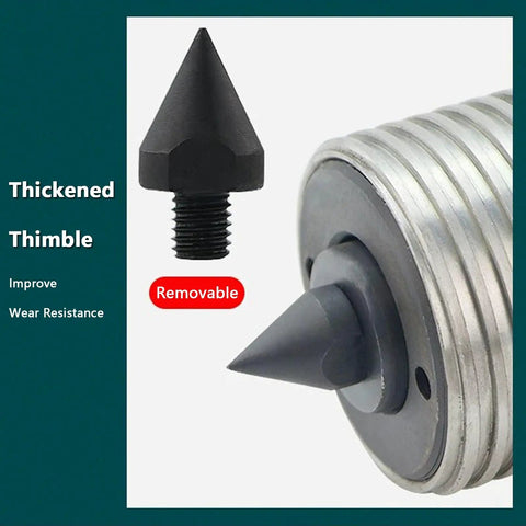 No Fuss Hydraulic Gear Puller With Quick Swap Two Or Three Jaws For Wheel Bearings And Hub Separation Portable Shop Tool Kit showing thickened thimble.