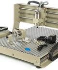 Beefed Up USB 4 Axis CNC 6090 Router Kit With MACH Control and 1.5 kW Water Cooled Spindle and accessories